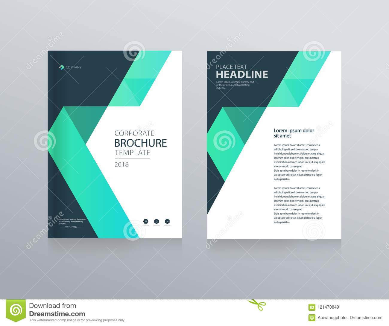 Template Layout Design With Cover Page For Company Profile Intended For Cover Page For Annual Report Template