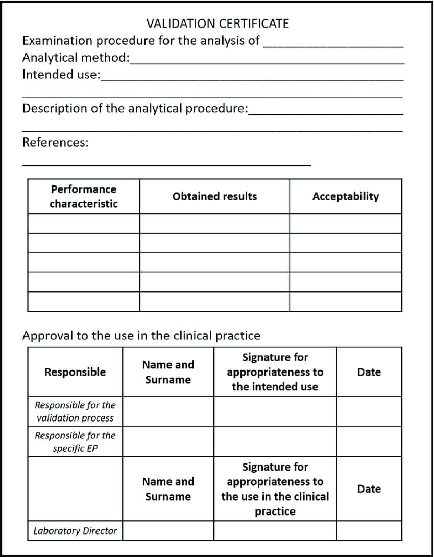Template Of A Validation Certificate. | Download Scientific Inside Validation Certificate Template