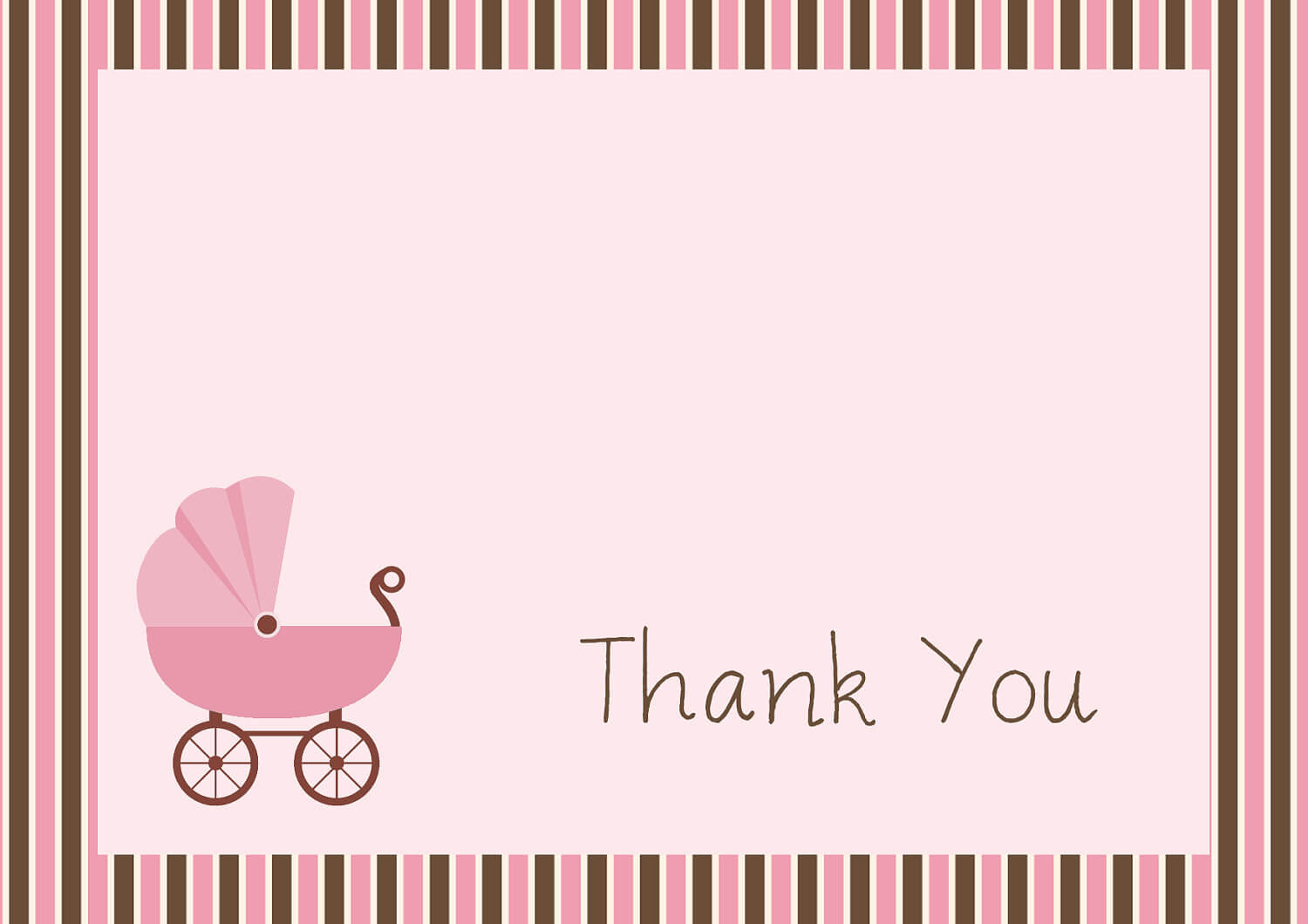 Thank You Card Boy Baby Shower Thank You Notes Baby Thank Regarding Thank You Card Template For Baby Shower
