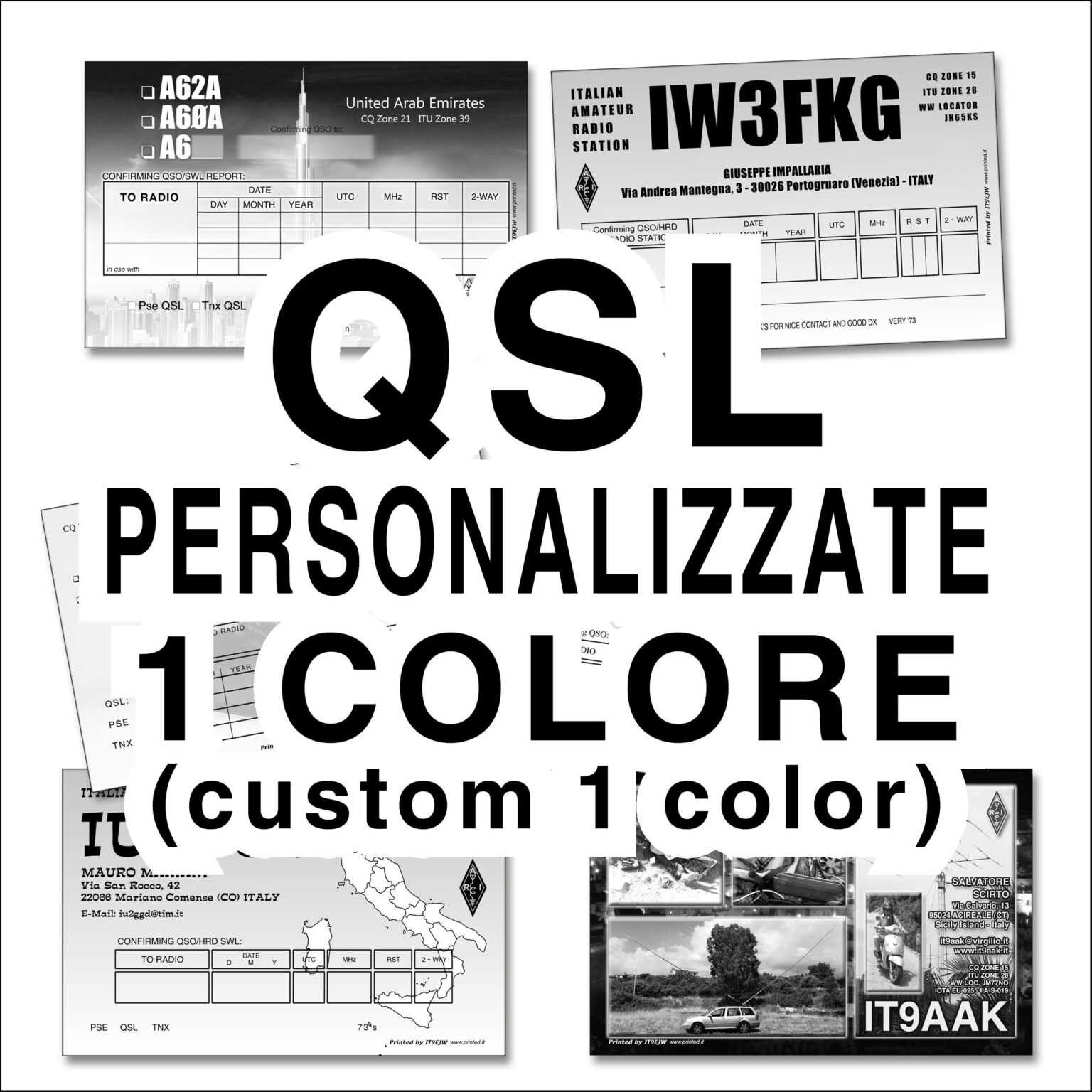 Qsl Card Template