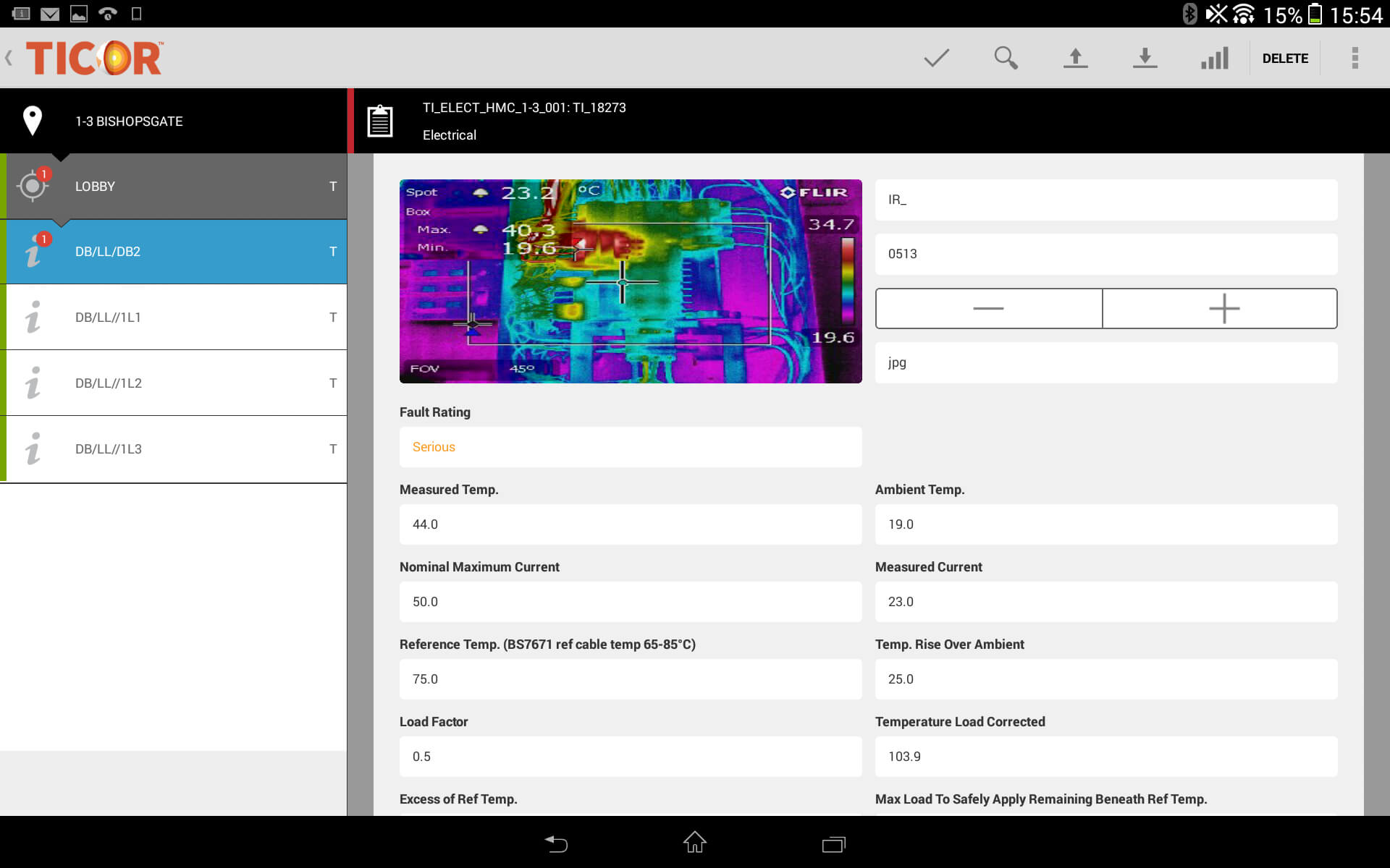 Thermal Imaging Software - Ticor Throughout Thermal Imaging Report Template