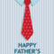 Tie Father's Day Card (Quarter Fold) Intended For Quarter Fold Greeting Card Template