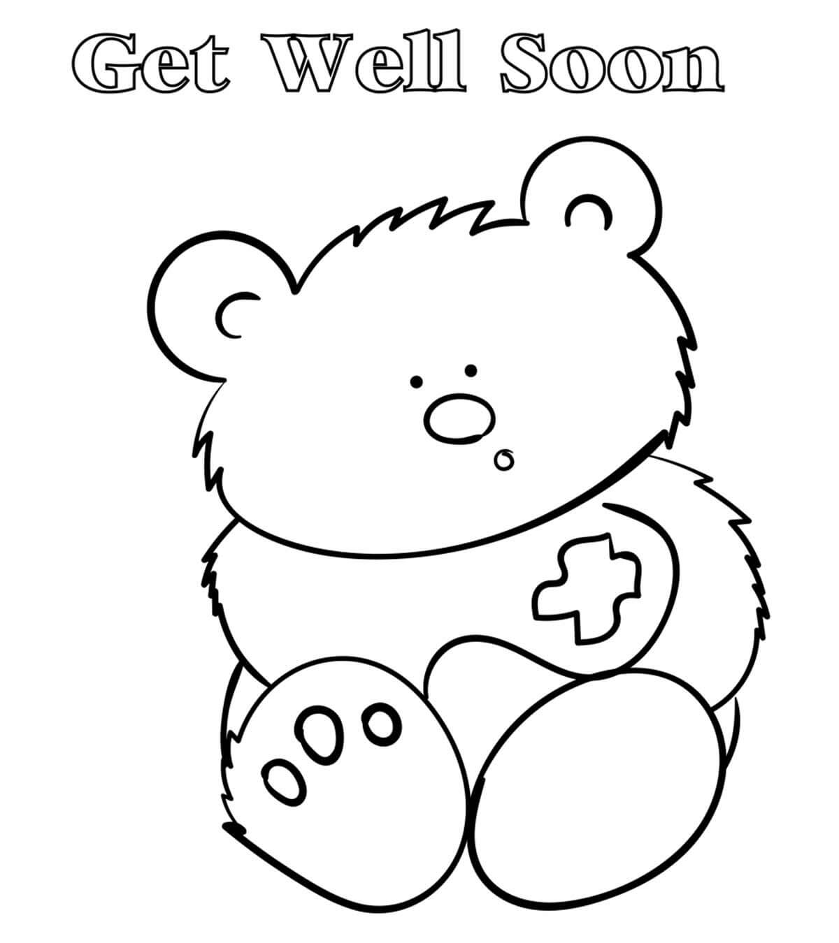 Top 25 Free Printable Get Well Soon Coloring Pages Online Regarding Get Well Soon Card Template