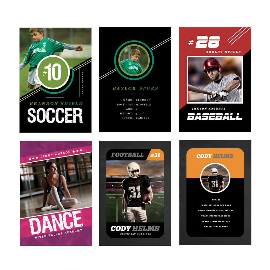 Trading Card Template Maker Creator Free Blank Pdf Download With Regard To Baseball Card Template Psd