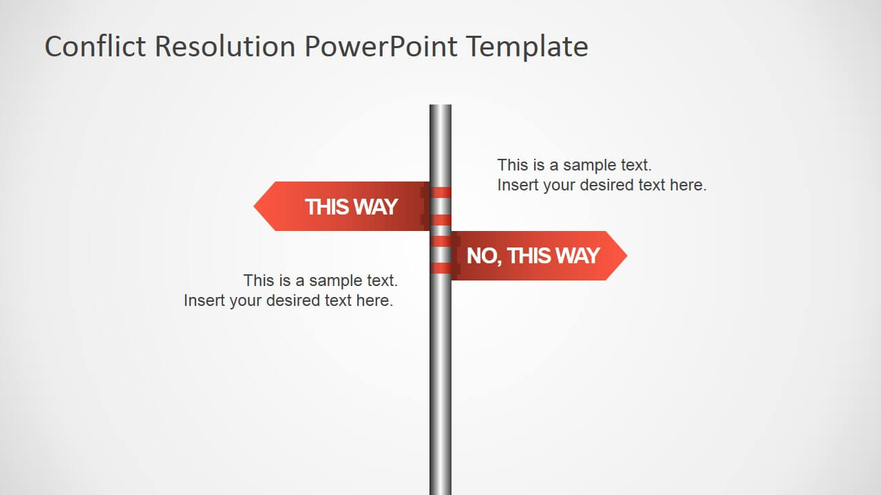 Traffic Sign This Way Arrows For Powerpoint – Slidemodel Regarding Powerpoint Template Resolution