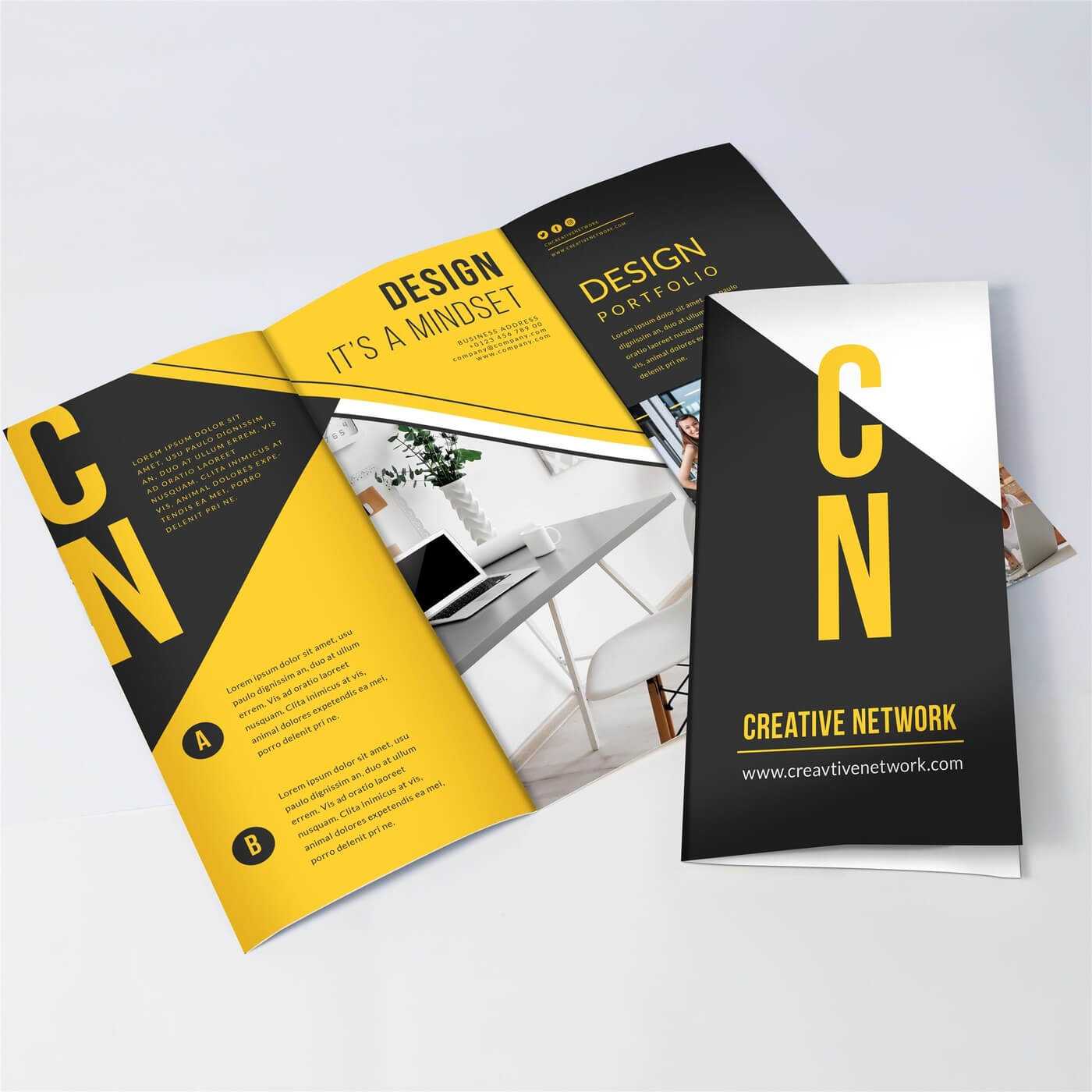 Tri Fold Brochure Printing – Free Print Templates And Design With Regard To 6 Panel Brochure Template