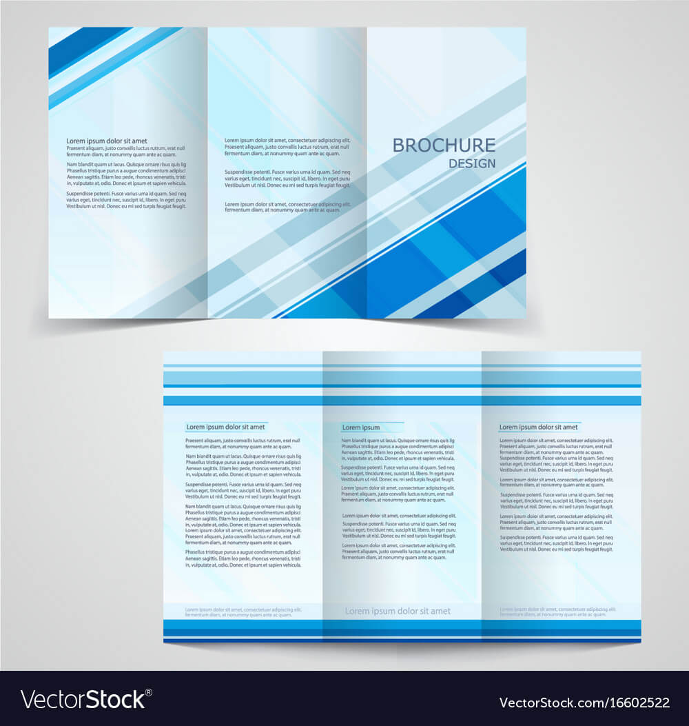Tri Fold Business Brochure Template Two Sided Inside Free Tri Fold Business Brochure Templates