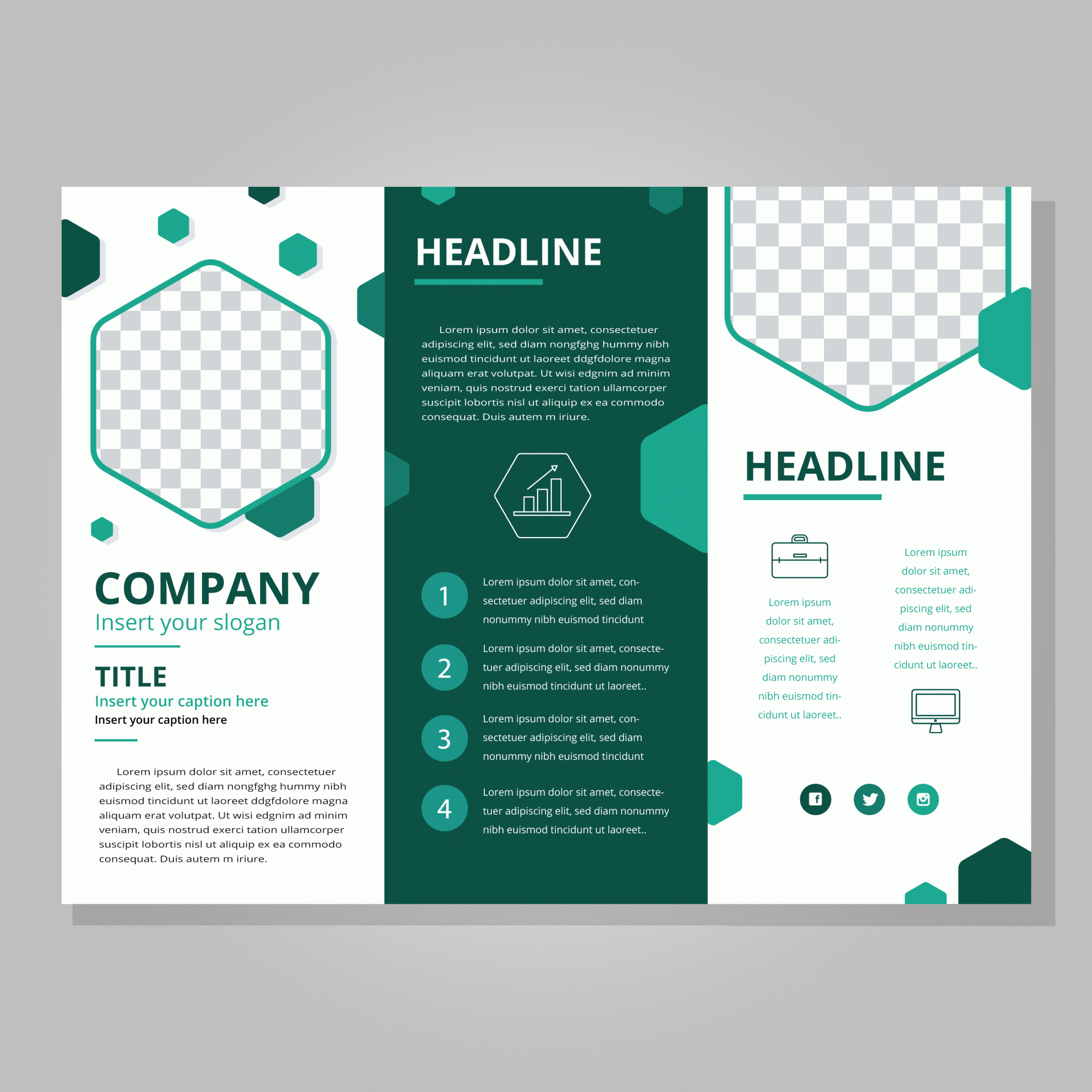 Tri Fold Folder Template – Bolan.horizonconsulting.co With Free Brochure Template Downloads