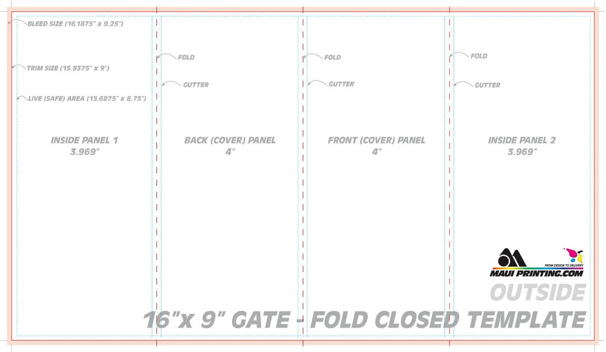 Tri Fold Templates Indesign Zrom Tk Gatefold – Carlynstudio Intended For Gate Fold Brochure Template Indesign