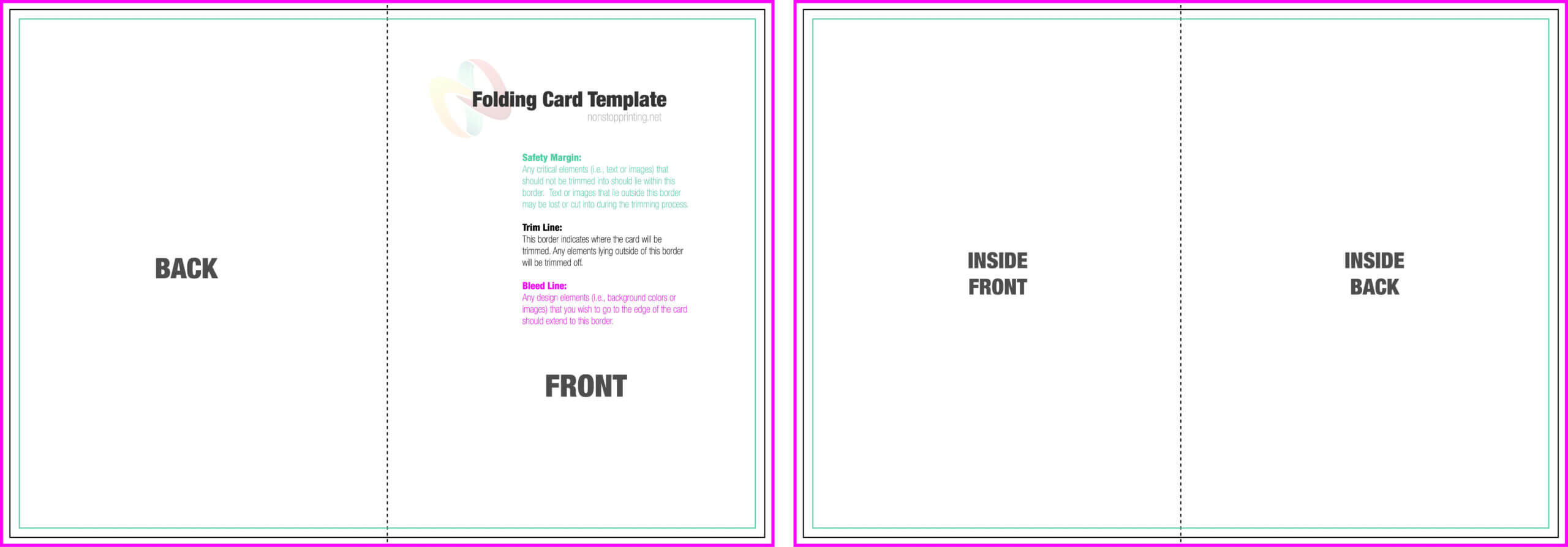 Two Fold Card Template – Topa.mastersathletics.co Pertaining To Birthday Card Template Indesign