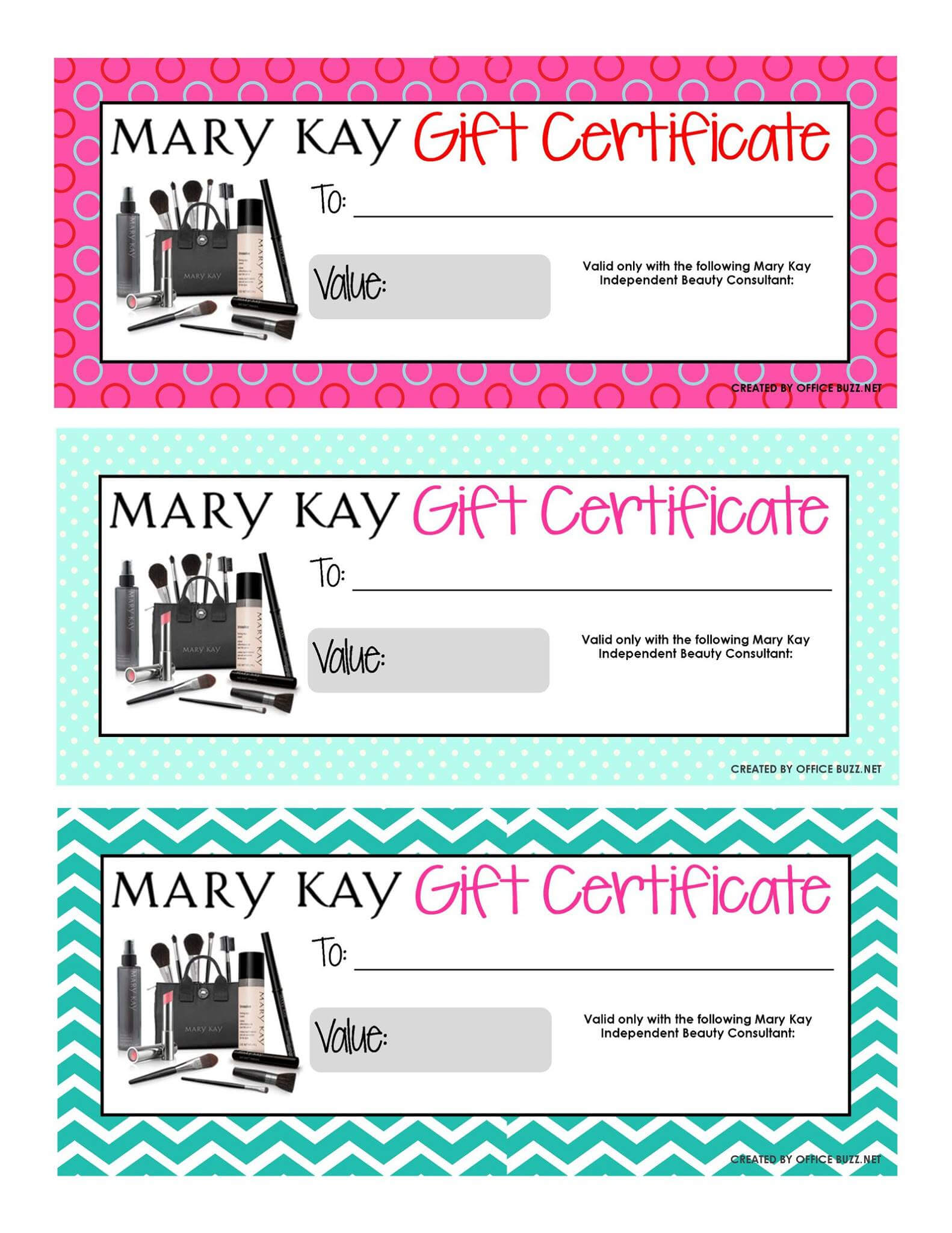 Uk | Mary Kay Gift Certificates With Regard To Mary Kay Gift Certificate Template