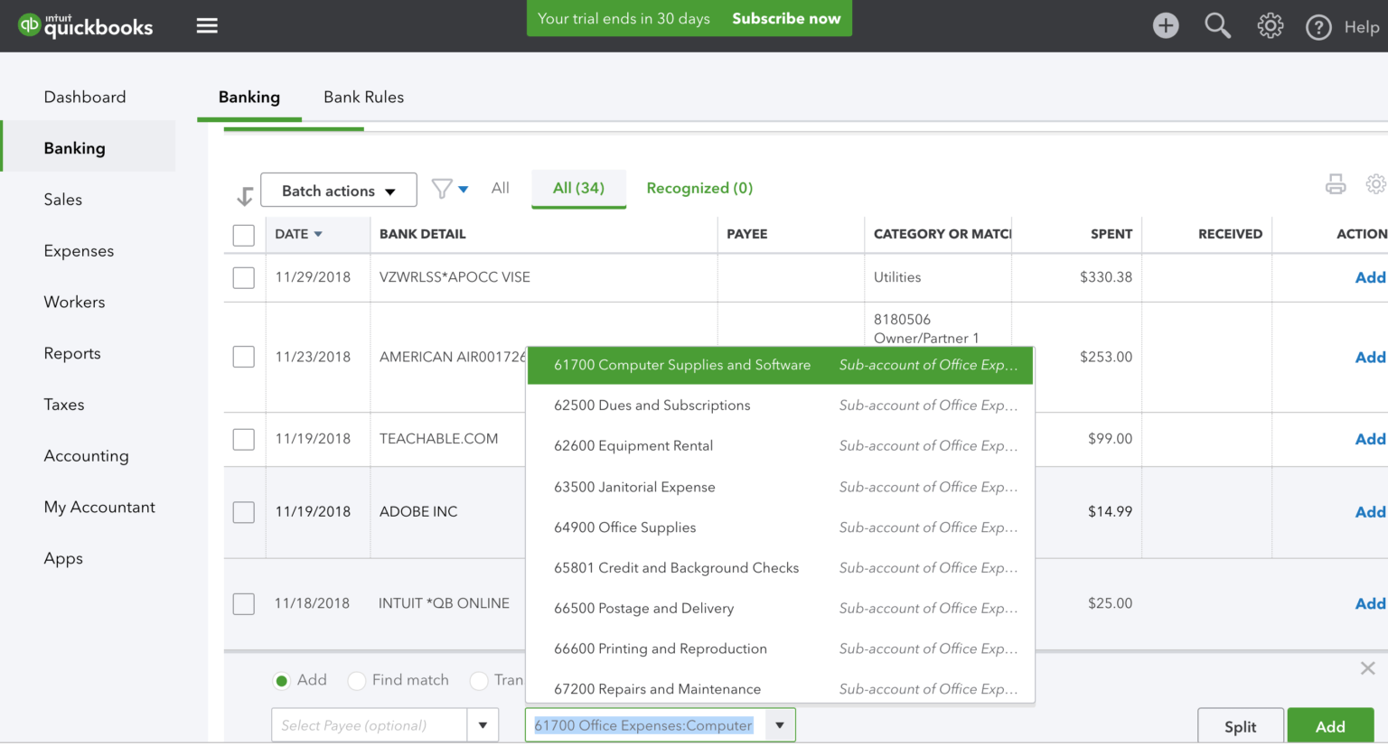 Ultimate Chart Of Accounts For Quickbooks Online And Desktop throughout