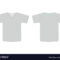 Unisex Vneck Tshirt Template Vector Image Inside Blank V Neck T Shirt Template