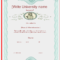 University Degree Certificate Template | Templates At With College Graduation Certificate Template