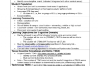 Unusual A Modern Version Of Madeline Hunter Lesson Plan in Madeline Hunter Lesson Plan Template Word