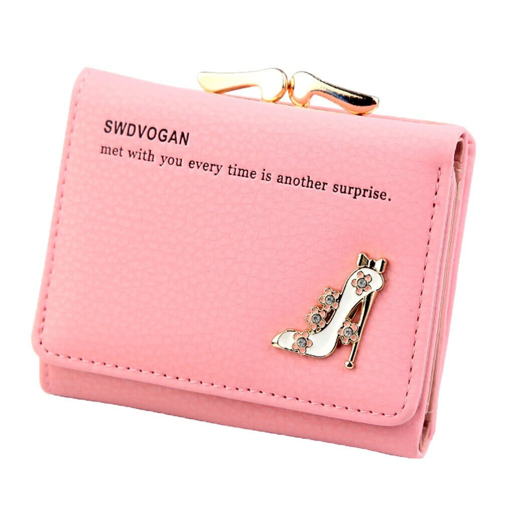 Us $2.5 15% Off|Female Wallet Short High Heel Pattern Women Wallets Purses  Card Clutch Leather Mini Coin Purse Bolso Mujer // In Wallets From Luggage Inside High Heel Template For Cards