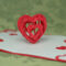 Valentine's Day Pop Up Card: 3D Heart Tutorial - Creative regarding Pop Out Heart Card Template