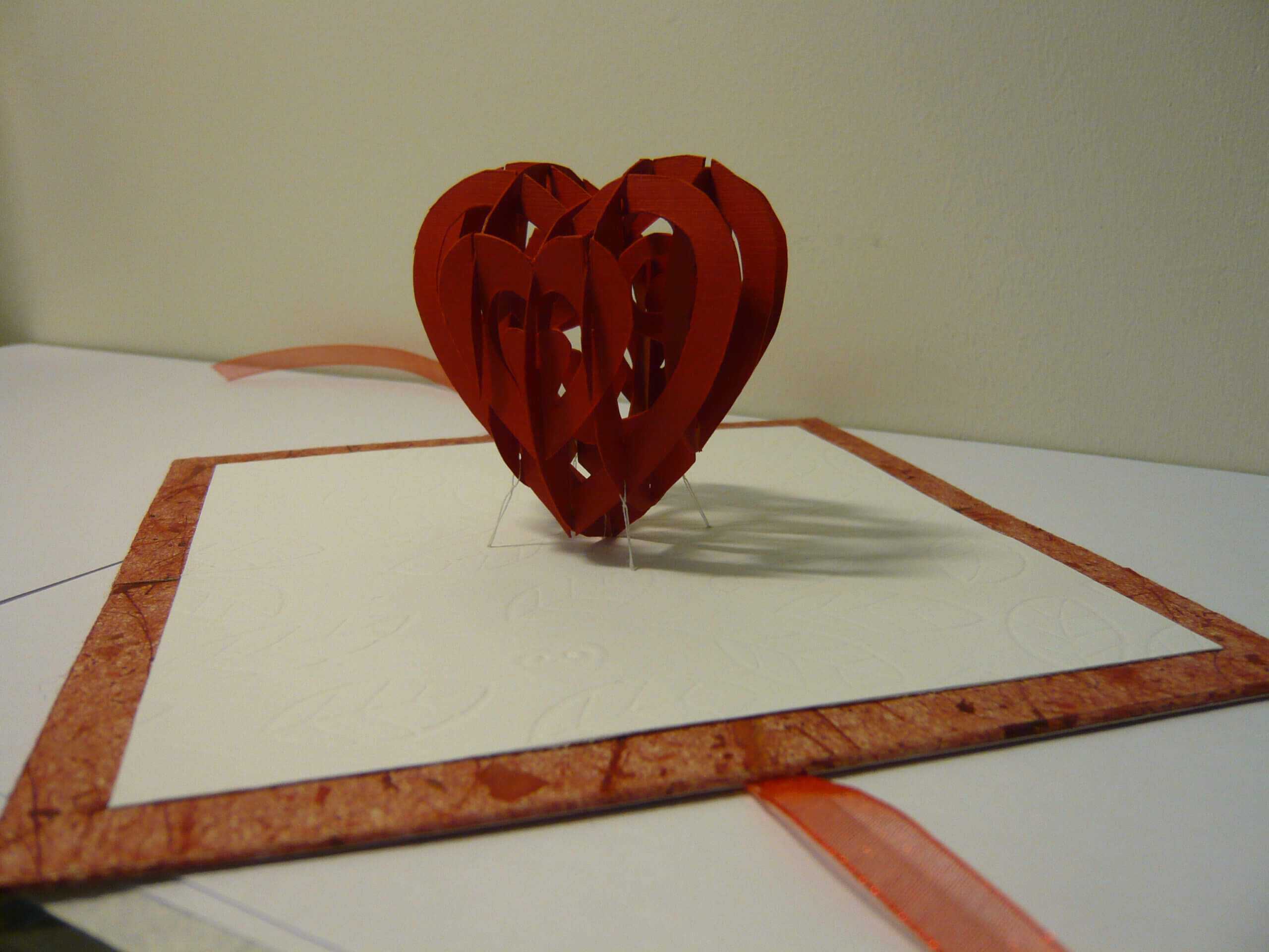 Valentine's Day Pop Up Card: 3D Heart Tutorial – Creative Within Pop Out Heart Card Template