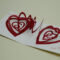Valentine's Day Pop Up Card: Spiral Heart Tutorial inside Heart Pop Up Card Template Free