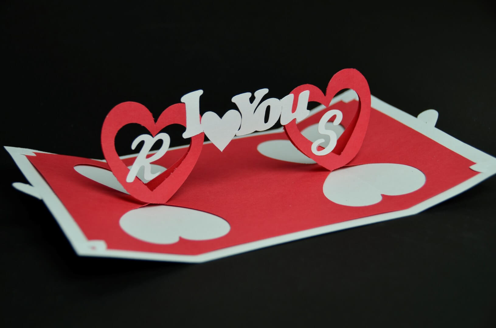 Valentine's Day Pop Up Card: Twisting Heart – Creative Pop For Pop Out Heart Card Template