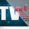 Vector Breaking News Banner. Broadcast News Design. News Inside News Report Template