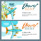 Vector Gift Travel Voucher Template. Top View Hand Drawn Flying.. Throughout Free Travel Gift Certificate Template