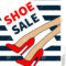 Vector Shoe Sale Stock Vector. Illustration Of Footwear Regarding High Heel Template For Cards