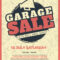 Vintage Garage Sale Flyer Template Pertaining To Garage Sale Flyer Template Word