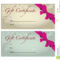 Voucher Template Free For Free Photography Gift Certificate Template