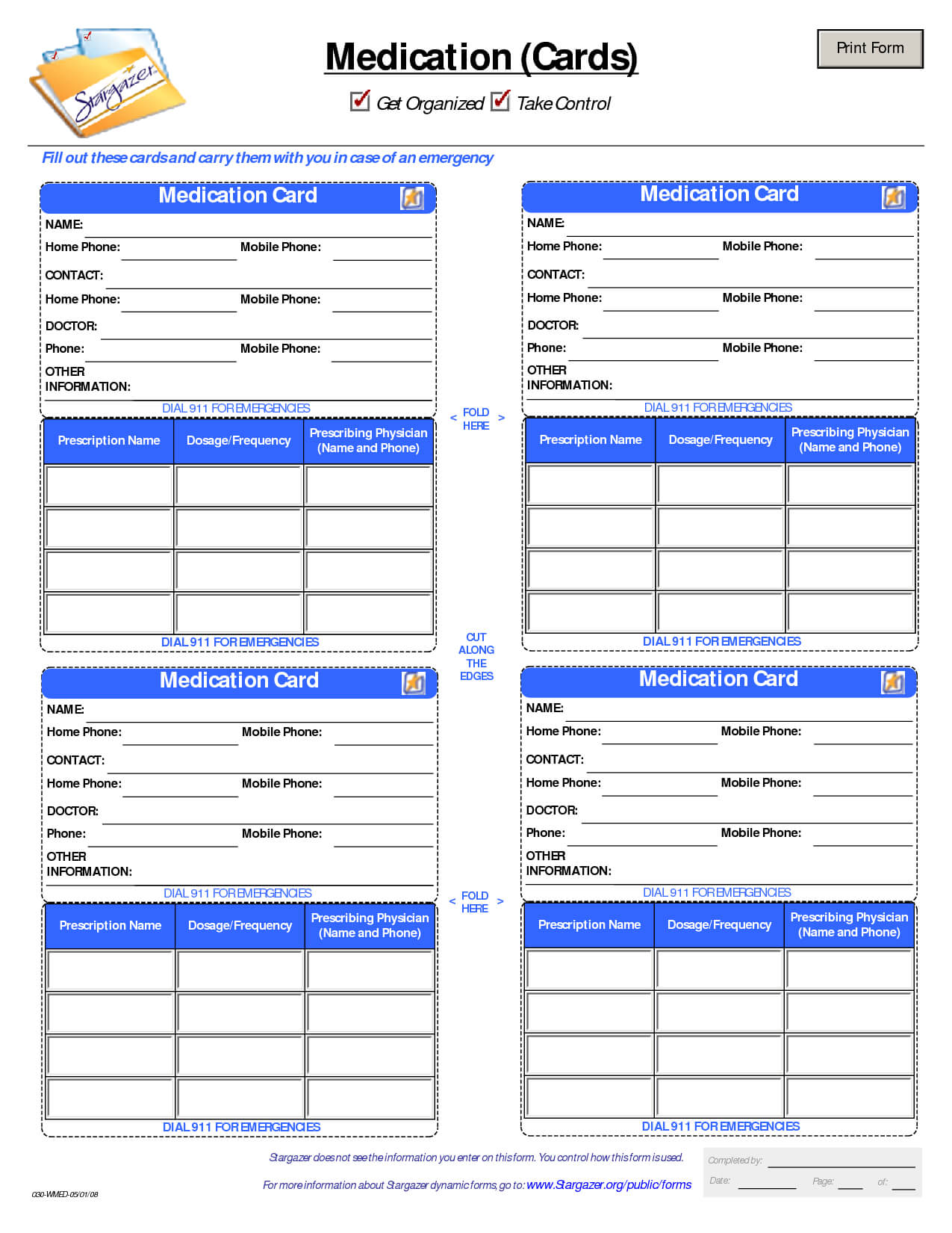 Wallet Card Medication List Template | Arisia 2020 • January With Medical Alert Wallet Card Template