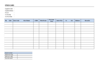 Warehouse Stock Card | Templates At Allbusinesstemplates intended for Boyfriend Report Card Template