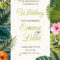 Wedding Event Invitation Card Template Exotic Stock Vector Intended For Event Invitation Card Template