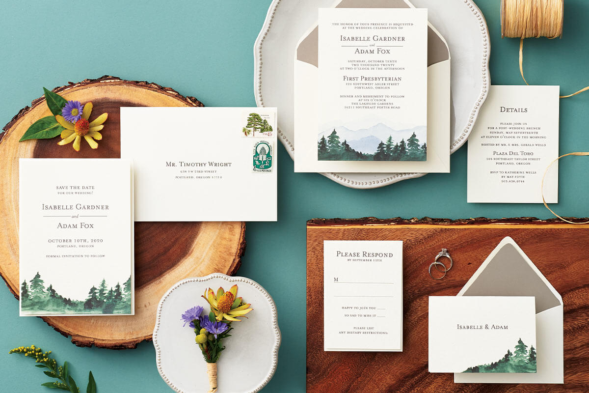 Wedding Invitation Suite Components | Paper Source Inside Paper Source Templates Place Cards