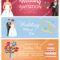 Wedding Organization Services Banner Template Bride Stock Throughout Bride To Be Banner Template