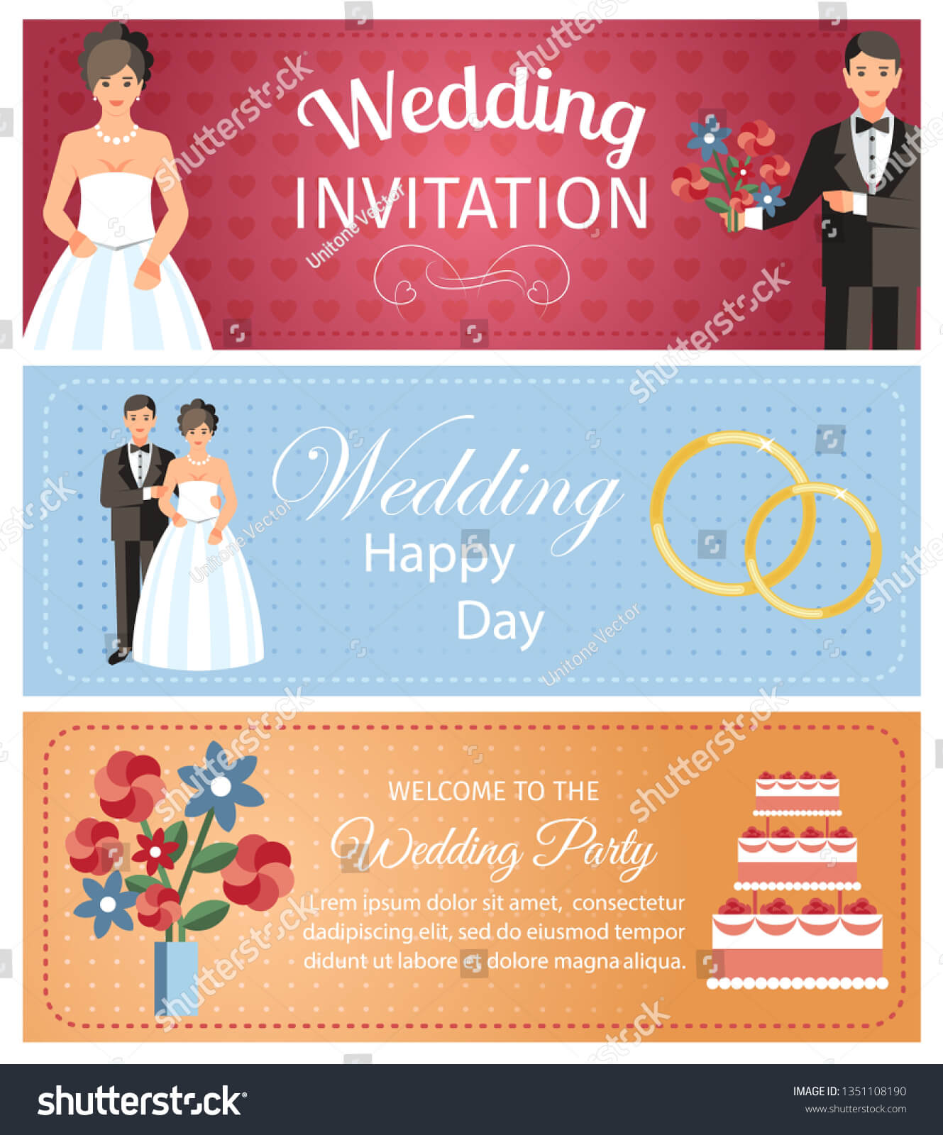 Wedding Organization Services Banner Template Bride Stock Throughout Bride To Be Banner Template