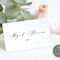 Wedding Place Cards Template, 100% Editable Wedding Seating Within Printable Escort Cards Template