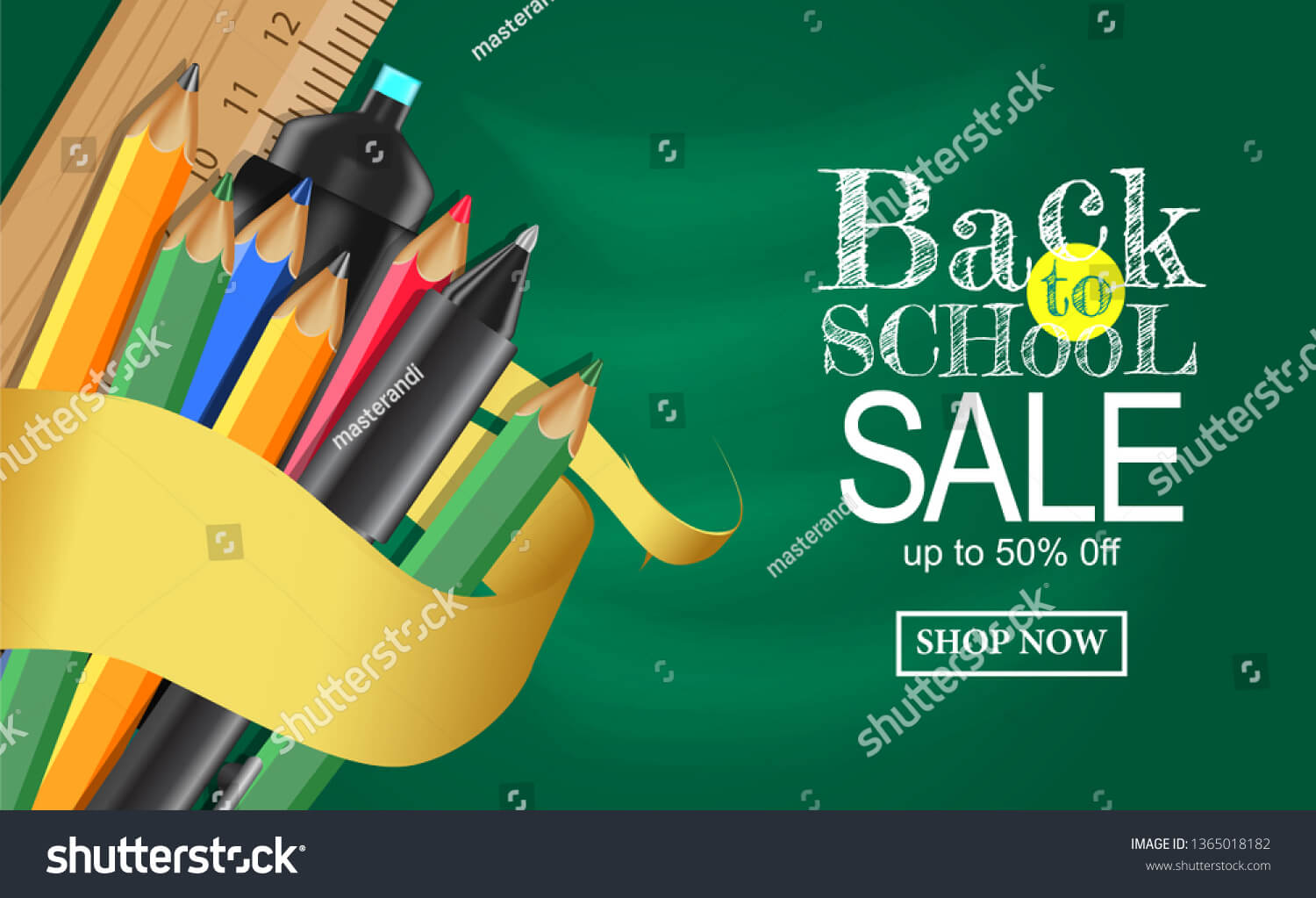 Welcome Back School Sale Banner Template Stock Vector Intended For Welcome Banner Template