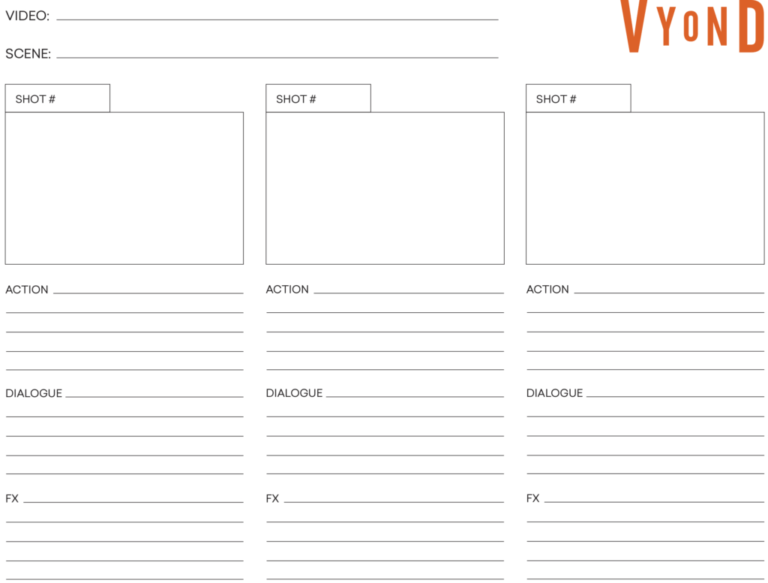 Shooting Script Template Word