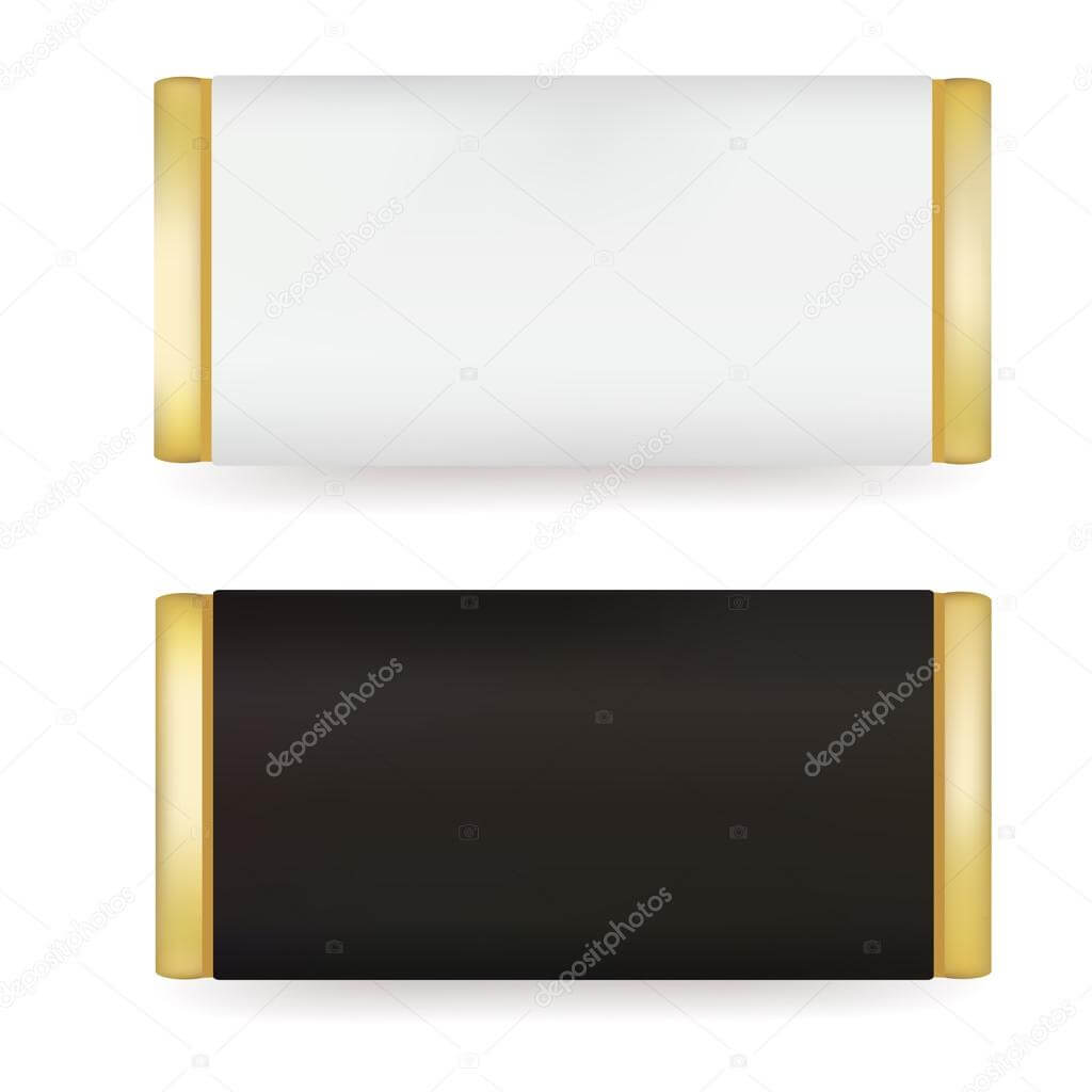 White And Black Blank Food Packaging For Biscuit, Wafer With Regard To Free Blank Candy Bar Wrapper Template