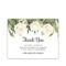 White Roses Funeral Thank You Card For Guests Custom With Sympathy Thank You Card Template