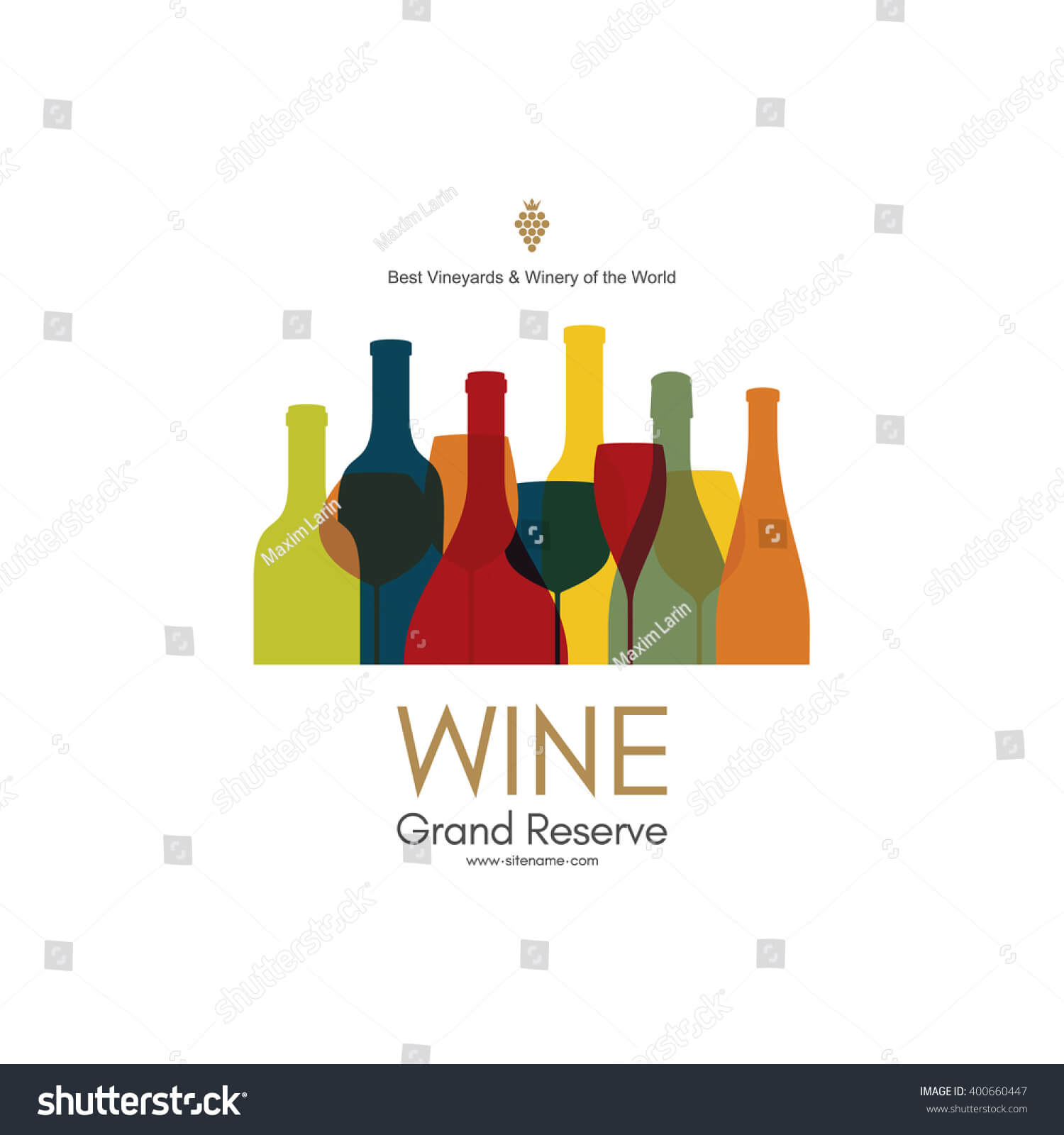Wine List Design Vector Brochure Template Stock Vector With Wine Brochure Template