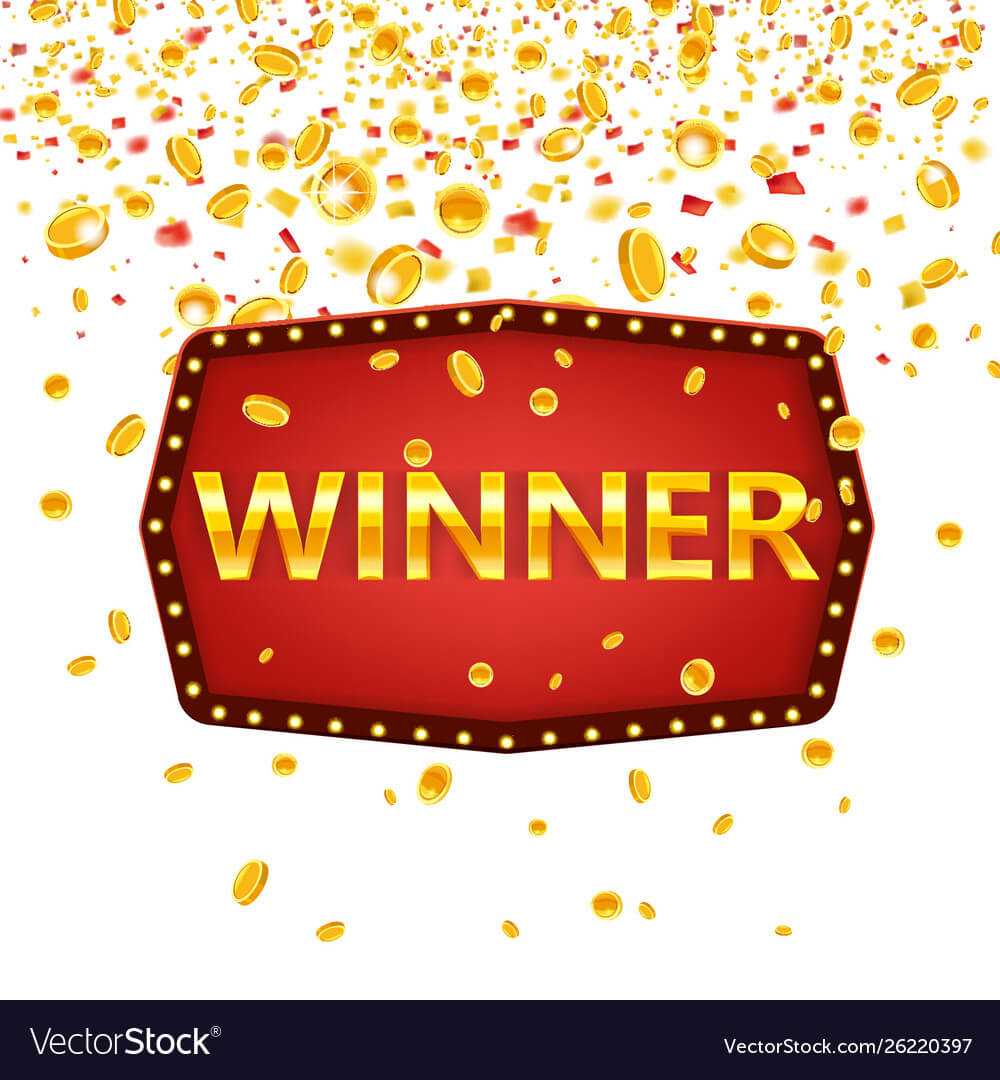 Winner Frame Label Banner Template Win For Congratulations Banner Template