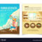 Winter Resort Cartoon Brochure Template Intended For Hotel Brochure Design Templates