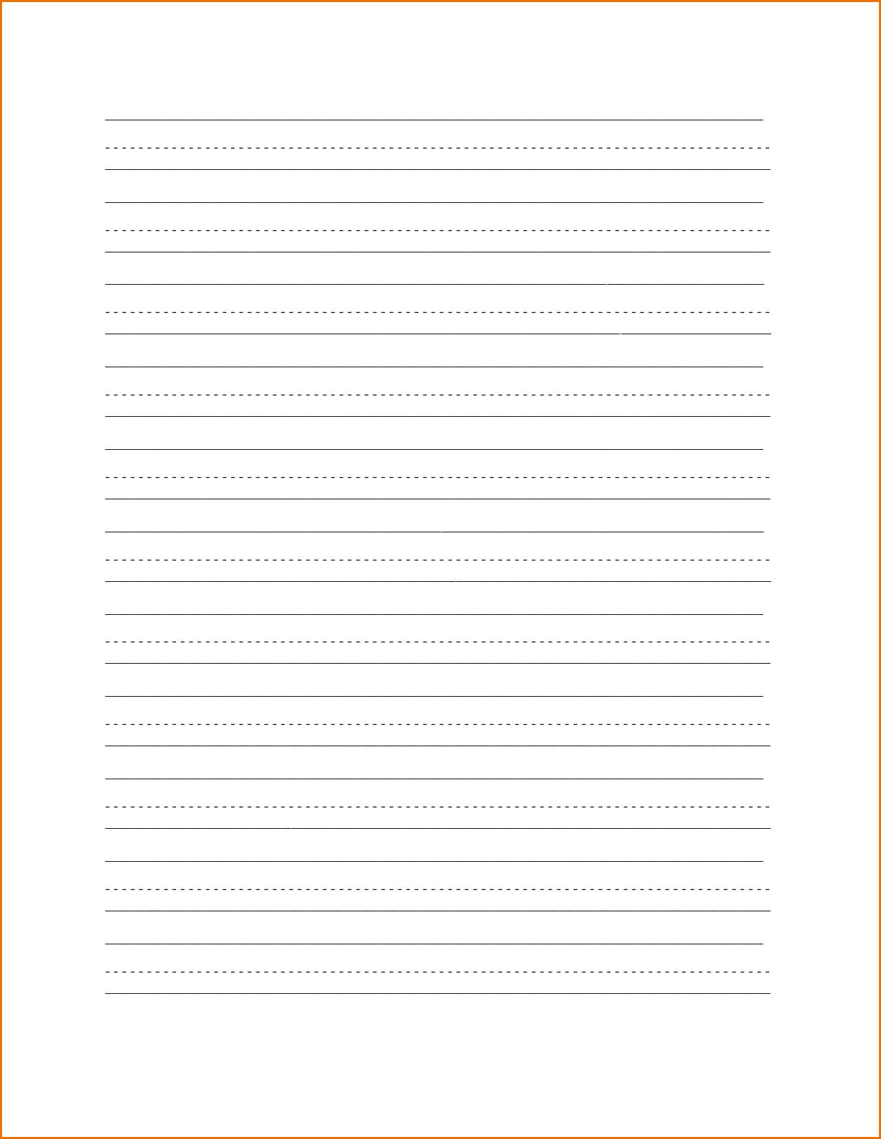 Word Lined Paper Template – Yatay.horizonconsulting.co For College Ruled Lined Paper Template Word 2007