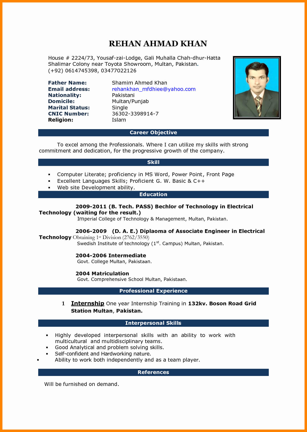 Word Resume Template Free Download Office Templates Cv Inside Resume Templates Word 2010