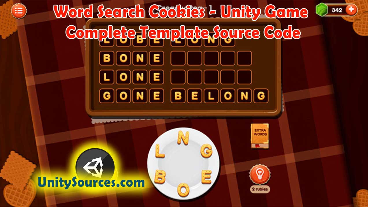 Word Search Cookies – Unity Game Complete Template Source Intended For Word Sleuth Template