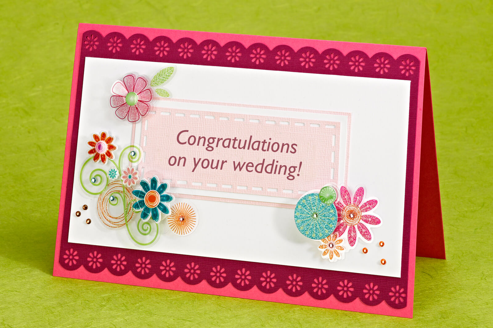 Words Of Congratulations For A Wedding | Lovetoknow For Death Anniversary Cards Templates