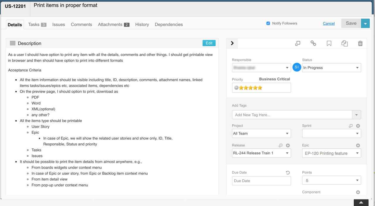 Writing User Stories, Examples And Templates In Agile Regarding User Story Template Word