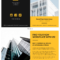 Yellow Commercial Bi Fold Brochure Template Within Engineering Brochure Templates