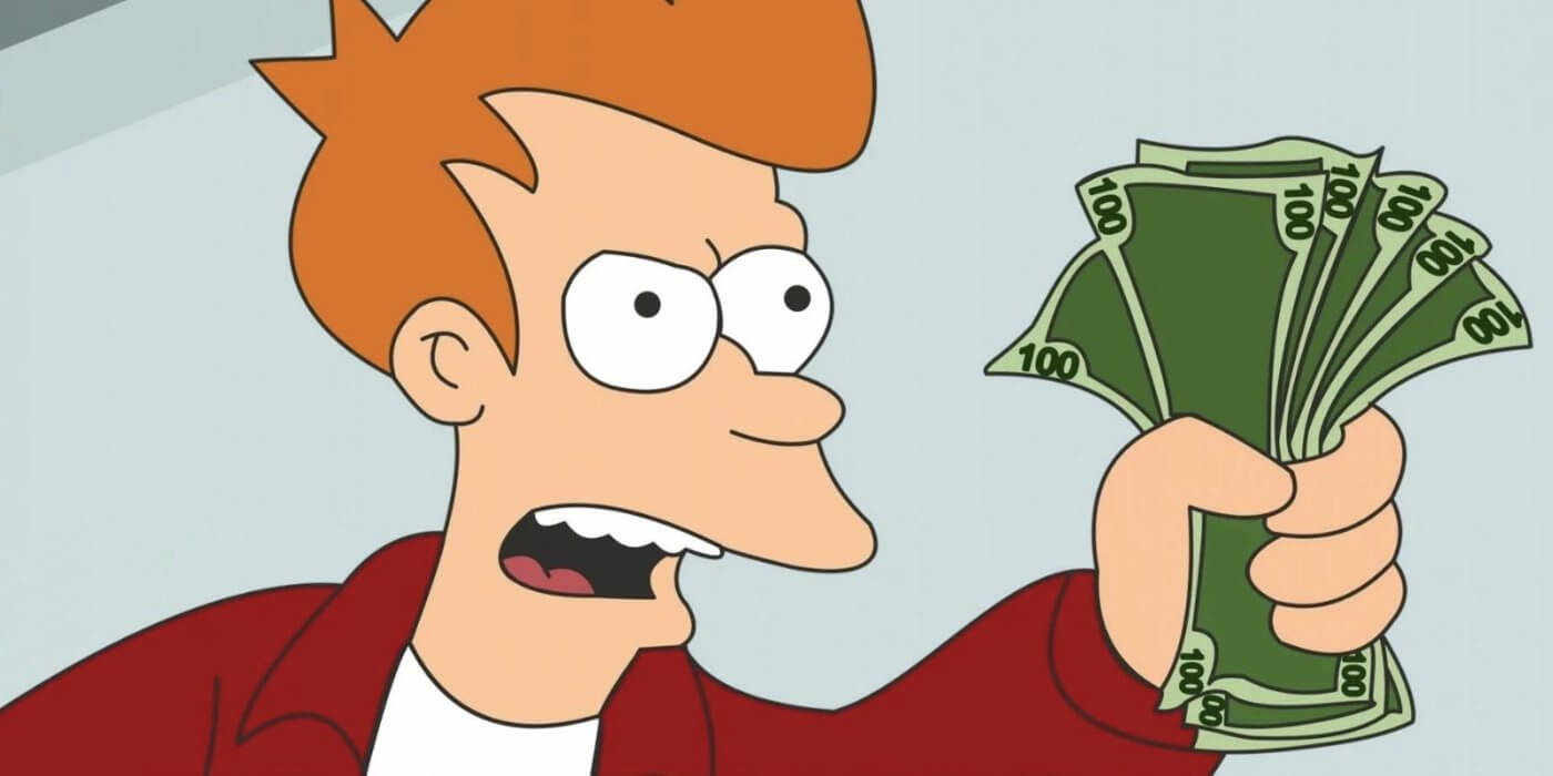 You Can Own A Futurama "shut Up And Take My Money!" Credit Card For Shut Up And Take My Money Card Template